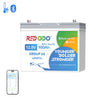 Redodo Batería de Litio 12V 100Ah LiFePO4 Grupo 24 con Bluetooth | MINI Diseño