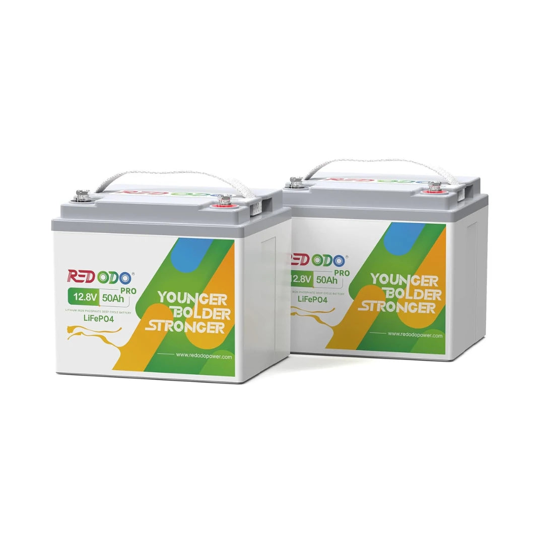Redodo Power Batería de LiFePO4 12v 50ah Pro PACK2