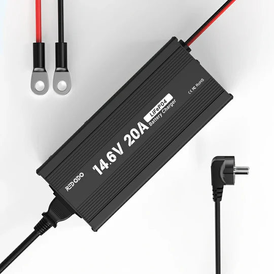 Redodo Power Cargador Litio 12V 20A LiFePO4 - Producto