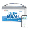 Redodo Batería LiFePO4 12V 165Ah con Bluetooth | 2112Wh & 2112W