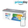 Redodo Batería de Litio 24V 100Ah LiFePO4 con Bluetooth | 2560Wh & 2560W